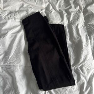 Time and Tru Black Slim Fit Stretch Pants Women's High-Waisted Work/Casual Pant